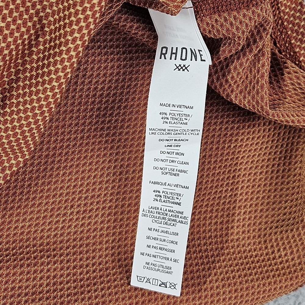 Rhone Glacier 1/4 Zip Pullover Brandy Red Mesh Long Sleeve XXL NWT $118 - Picture 11 of 11